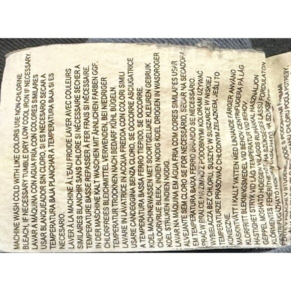 Vans Off The Wall Mens Shirt Button Up Classic Casual Pockets Chambray Medium - Picture 11 of 14